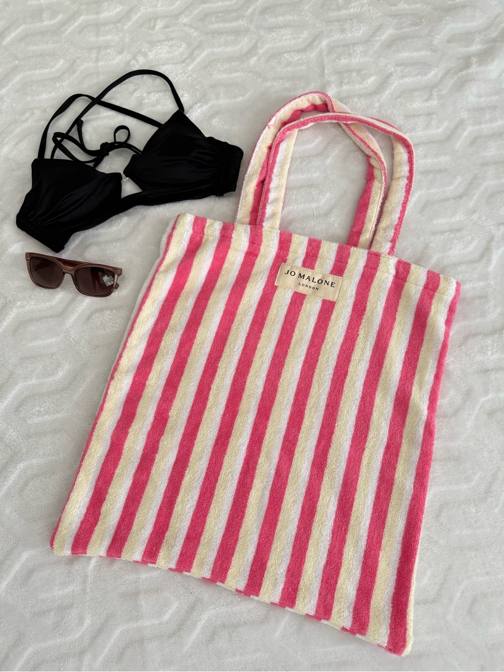 Jo Malone London Limited Edition Raspberry Ripple Beach Tote Bag